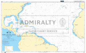 Image of ADMIRALTY CHART 4012: NORTH ATLANTIC OCEAN SOUTHERN PART