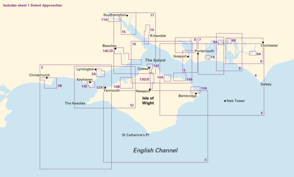 Coverage Plan of 2200 THE SOLENT CHART PACK