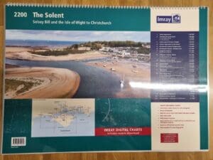cover of 2200 THE SOLENT CHART PACK ringbound