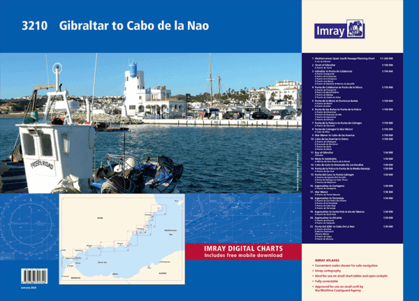Cover of Imkray 3210 GIBRALTAR TO CABO DE LA NAO CHART PACK