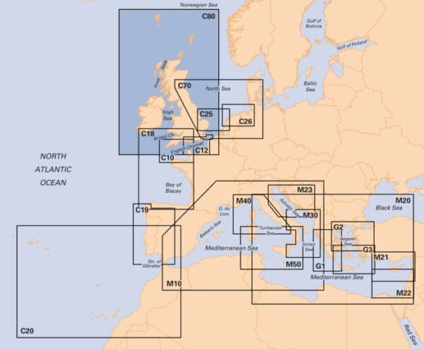Imray Chart C80 British Isles - Image 2